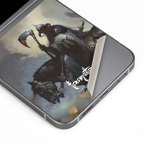 Death Dealer on Horseback by Frazetta Galaxy Z Flip6 Skin